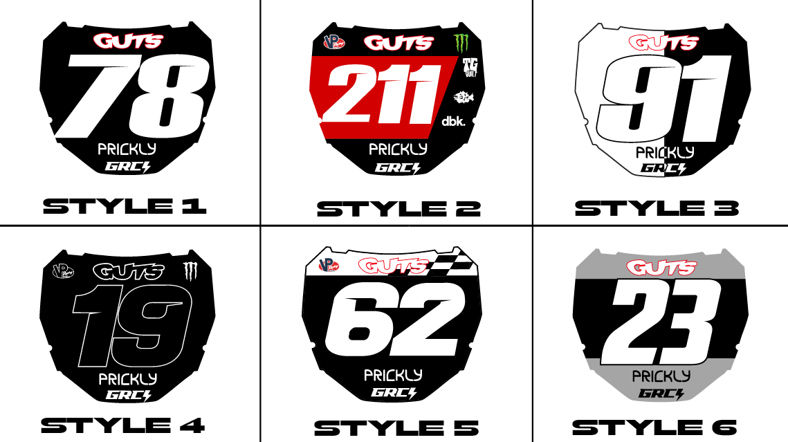 Surron E-Bike ODI Number Plate Decal