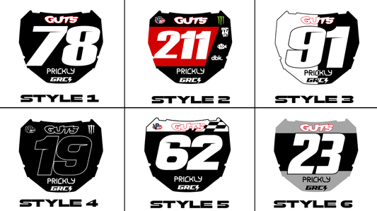 Surron E-Bike ODI Number Plate Decal